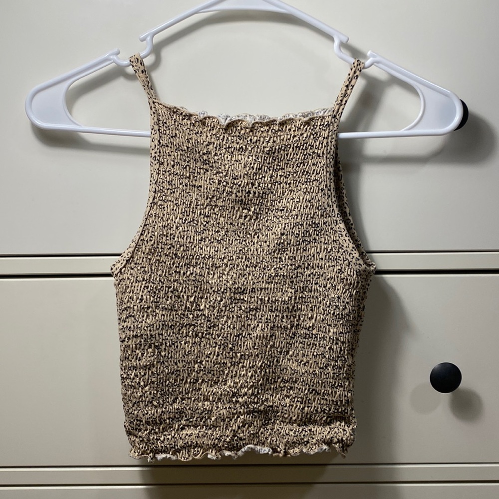 Cheetah halter top